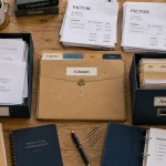 Organiser papier administratif : bacs à traiter, courant et archives