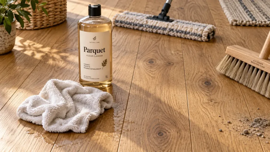 Nettoyer un parquet sans le détremper : la méthode selon sa finition