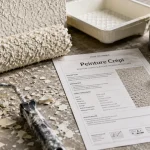 Peinture pour crepis interieur : sous-couche sur mur crépi granuleux