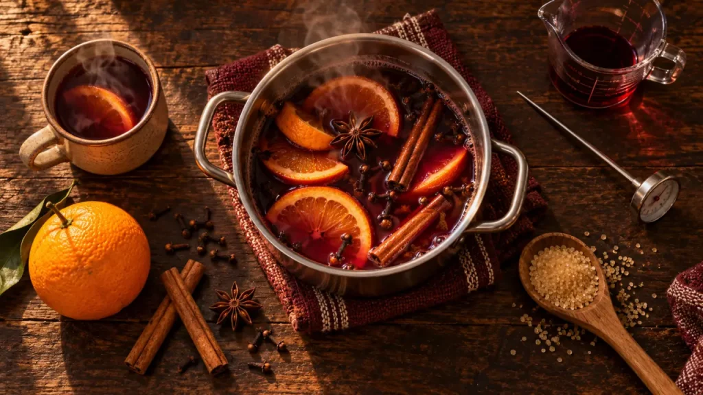 Alcool dans le vin chaud : le chauffage ne suffit pas à le faire disparaître