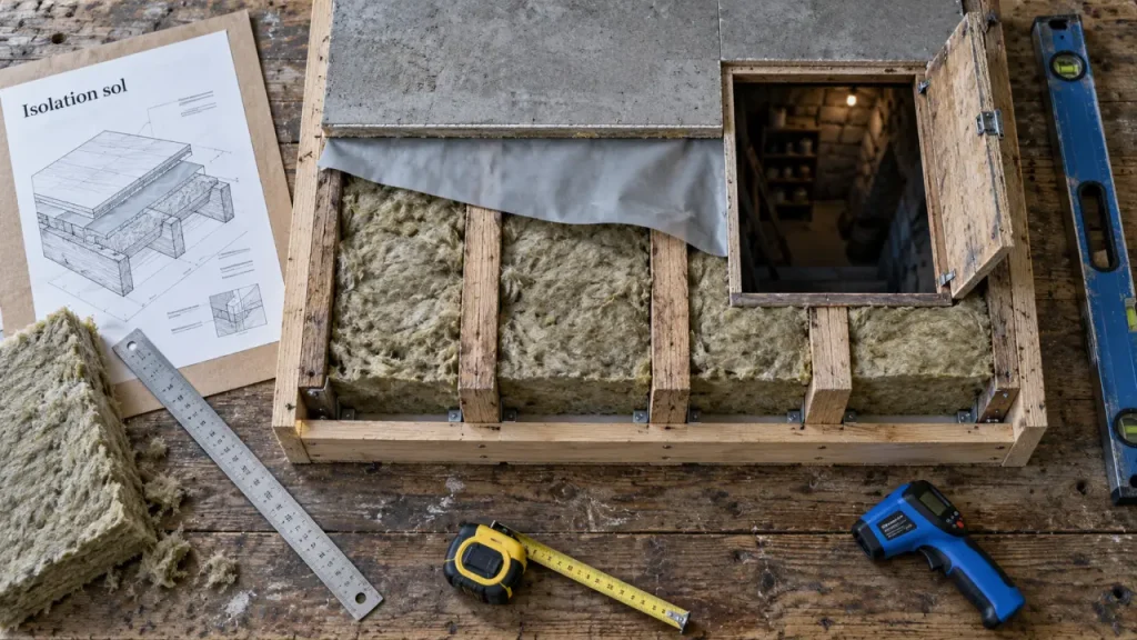 Isoler le sol d’une maison ancienne : l’humidité peut ruiner vos travaux
