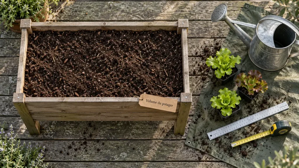 Potager en hauteur : jardiner sans se pencher, sans sous-estimer le poids du bac